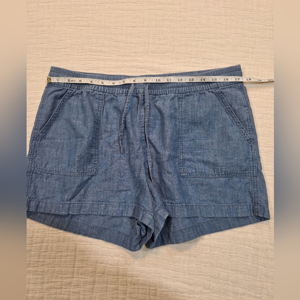 J. Crew High Waist Light Blue Shorts - Picture 5 of 7